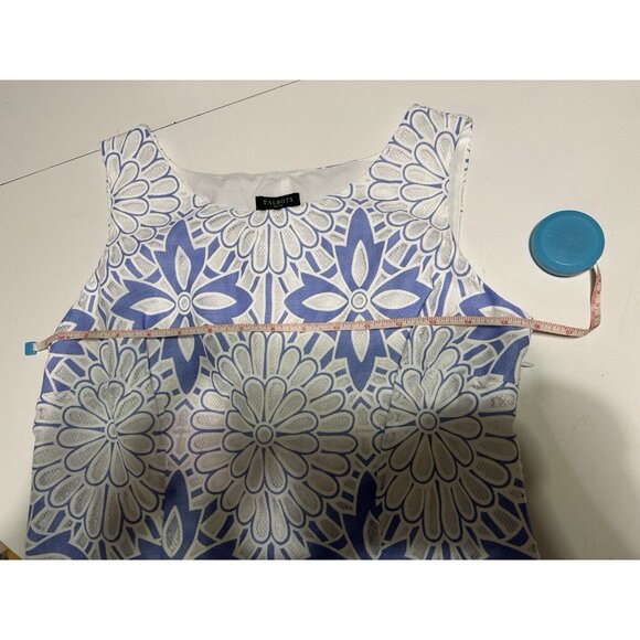 NWT Talbots Woman’s 4P Petite Floral Lined Shift Dress Sleeveless Lace $179 - Picture 8 of 11